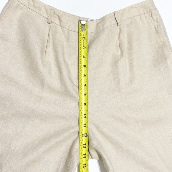Talbots 100% LINEN Woman Casual Pants Size 14 - Picture 6 of 12